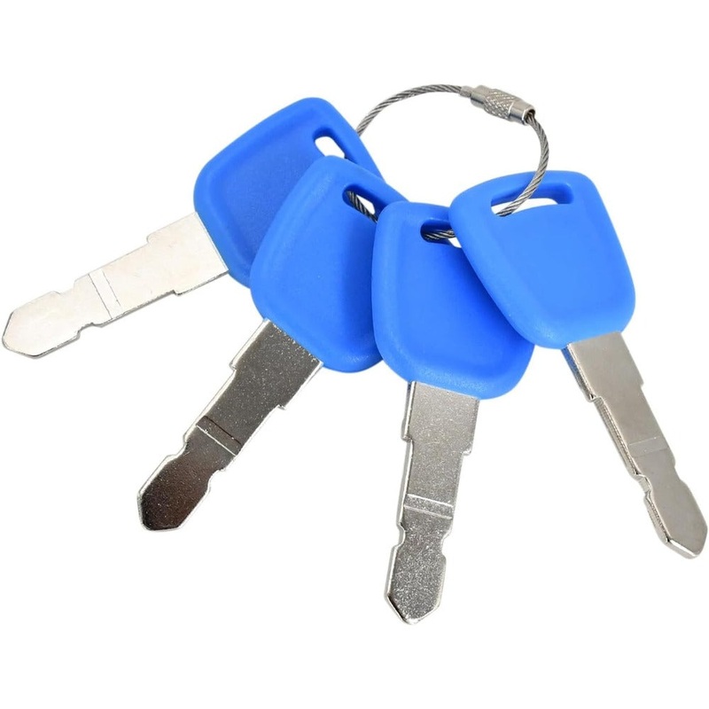 4 Pcs Ignition Key SBA385210370 for New Holland Tractor TC21DA TC23DA TC24DA TC26DA T1030 T1510