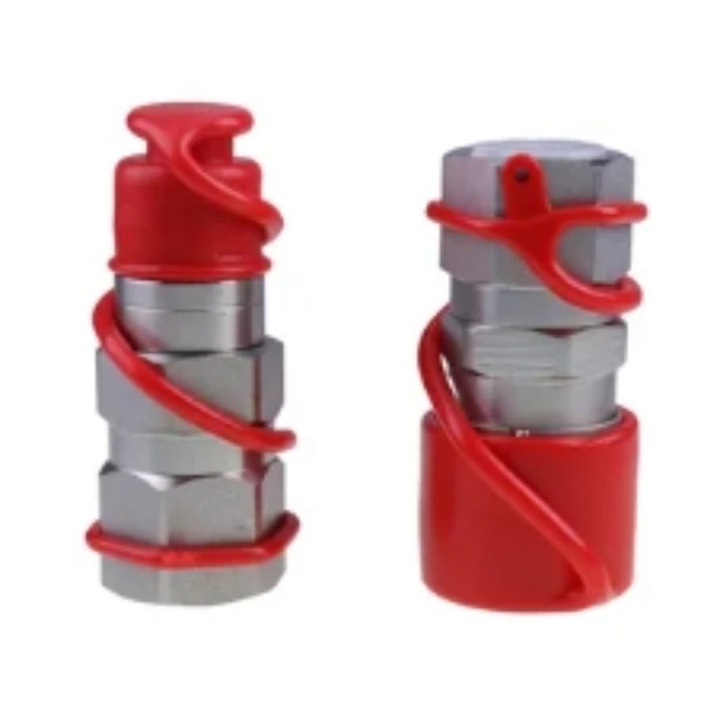 5/8 SAE Flat Face Hydraulic Quick Connect Coupler Set for New Holland LS140 LS150 LS160 LS170 LS180 LS185 LS190