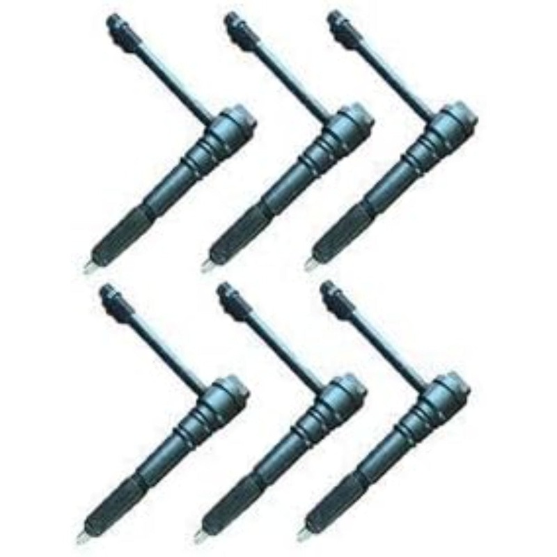 6 Pcs Fuel Injector 6212-12-3200 for Komatsu Engine SA6D140 SAA6D140E