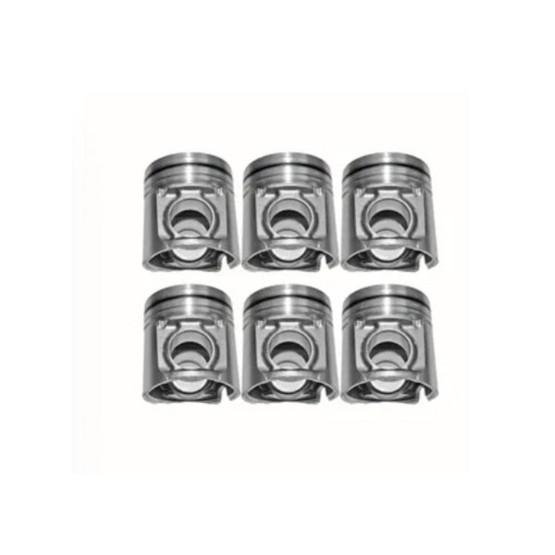 6PCS Piston 3926963 for Cummins Engine 6C8.3 6CT 6CT8.3 QSC8.3 6CTAA