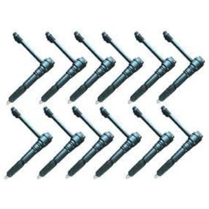 12 Pcs Fuel Injector 6215-11-3600 for Komatsu Engine SDA12V140-1 SDA12V140E-1