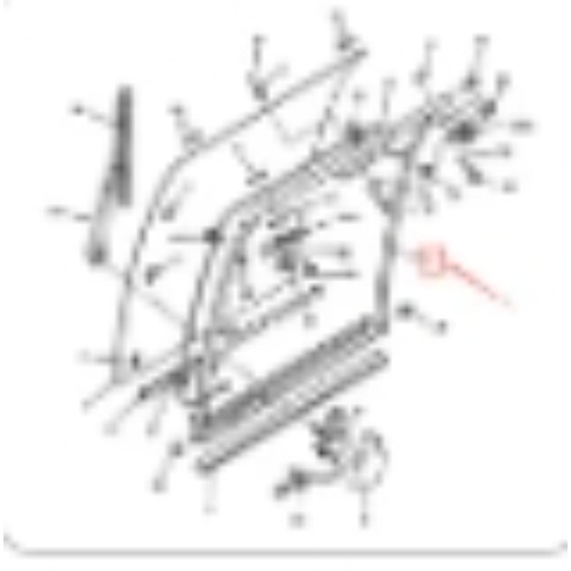Frame YT50C01002P1 for New Holland Excavator E115SR E130 E135SR E200SR E235SR E70 E80 EH130 EH70 EH80