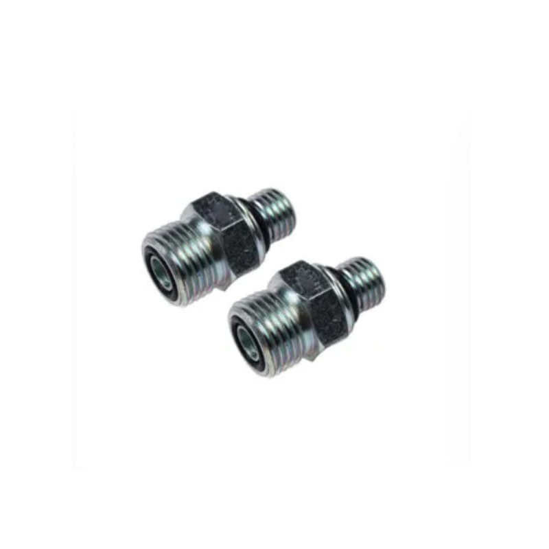 2 Pcs Turbo Oil Feed Fitting Line Connector 4940183 for Cummins Engine B5.9 ISB6.7 Dodge Vehicle Ram2500 Ram3500