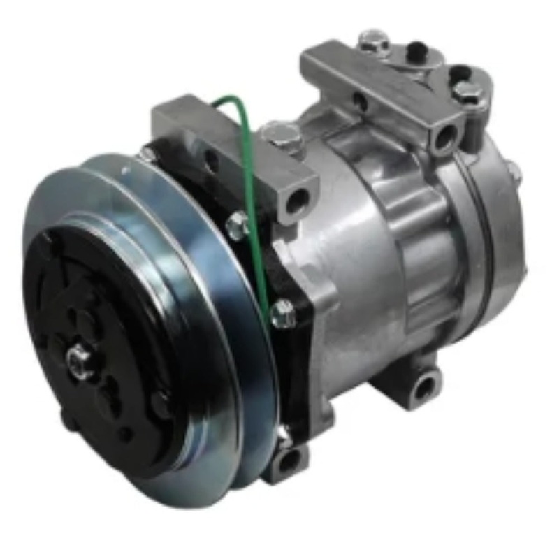 24V SD7H13 A/C Compressor YX91V00001F1 for New Holland Excavator E135B E175B E215B E130 EH130 E200SR E235SR