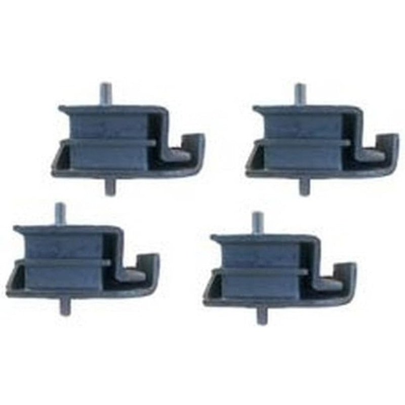 4 Pcs Front Engine Mounting Rubber Cushion 20S-01-71332 for Komatsu Excavator PC45MR-5 PC55MR-5 PC57-7