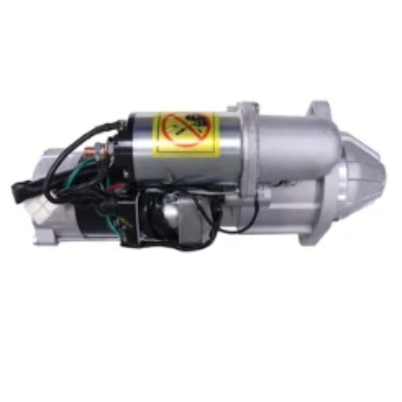 24V 9T Starter Motor for Komatsu 4D95 Isuzu 4BD1 4BD1T Engine New Holland E115SR E135SR E130 E200SR Kobelco SK200SR SK135SR John Deere 135C RTS Excavator