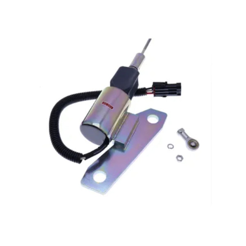 24V Fuel Shut Off Solenoid 5267132 3991625 for Cummins 6BT 5.9L Engine Hyundai R200-5 R210-7 R225-7 R335-7 Excavator