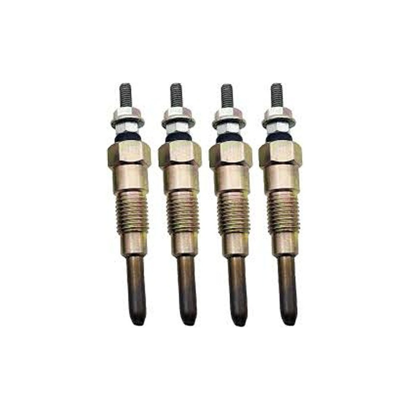 4Pcs Glow Plug 119717-77800 for Komatsu 2D70E 3D76E 4D92E 4D94LE 4D98E Yanmar 4TNE92 4TNE98 4TNV76 3YM30 3TN75 3TN66 3TN82 Engine