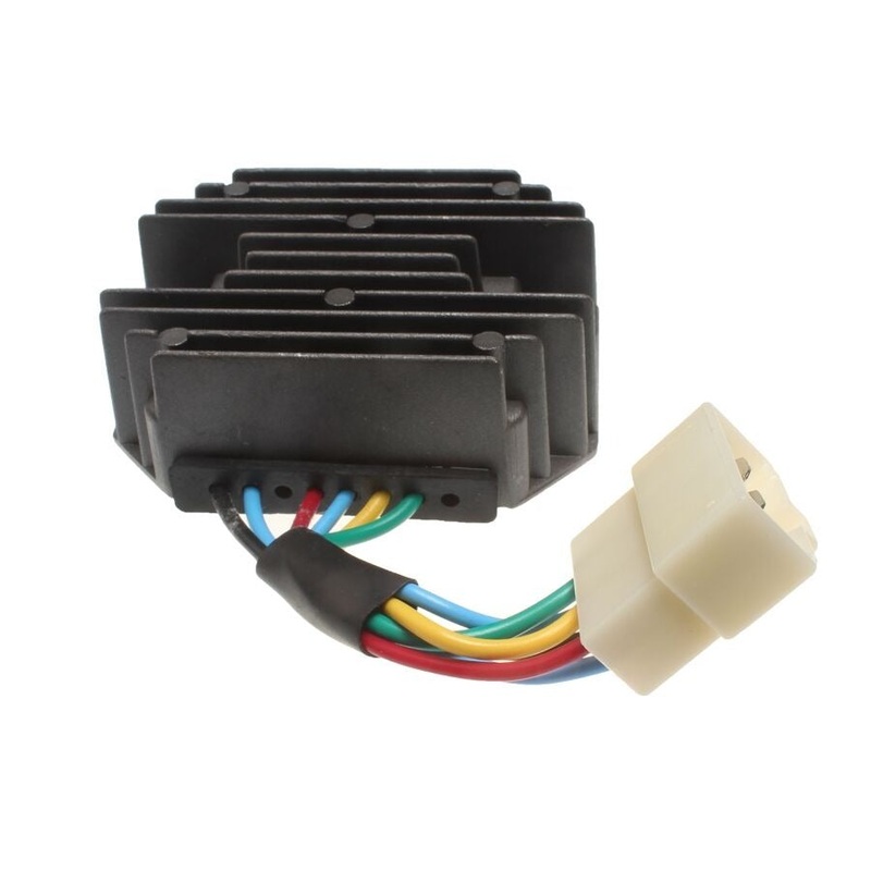 12V 6 Wire Voltage Rectifier Regulator 19267-64601 for Kubota Excavator KH-35 KH-36 KH-41