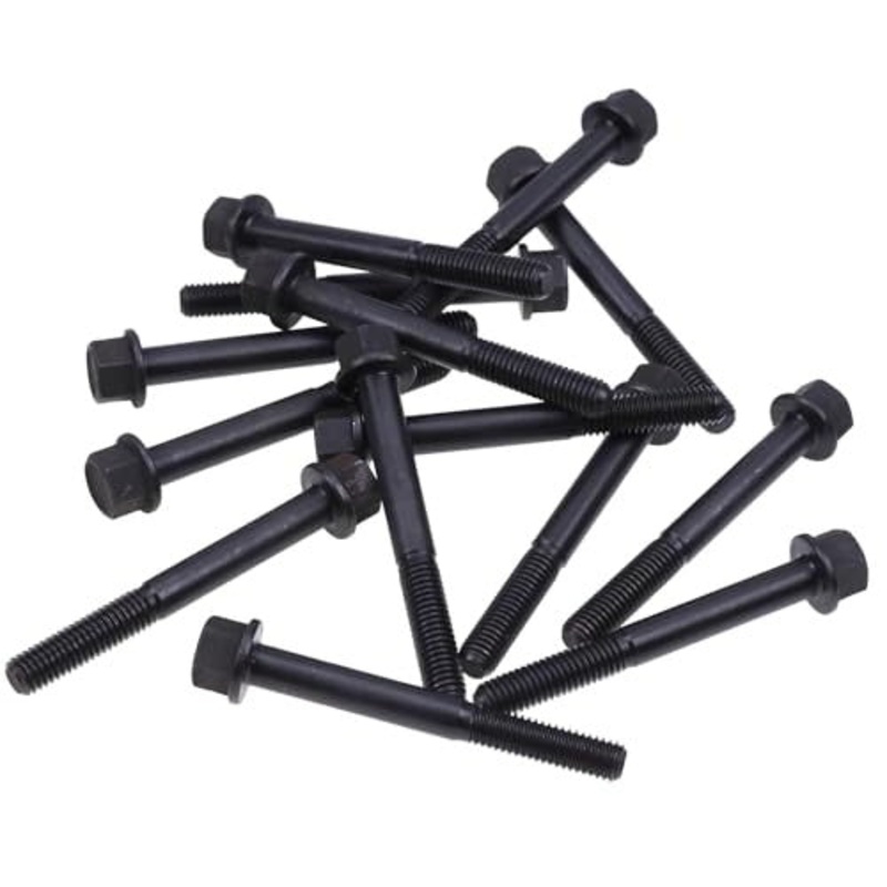 14Pcs Cylinder Head Bolt 6652587 for Kubota Engine D750 Bobcat Excavator 320 220 Skid Steer Loader 313 543