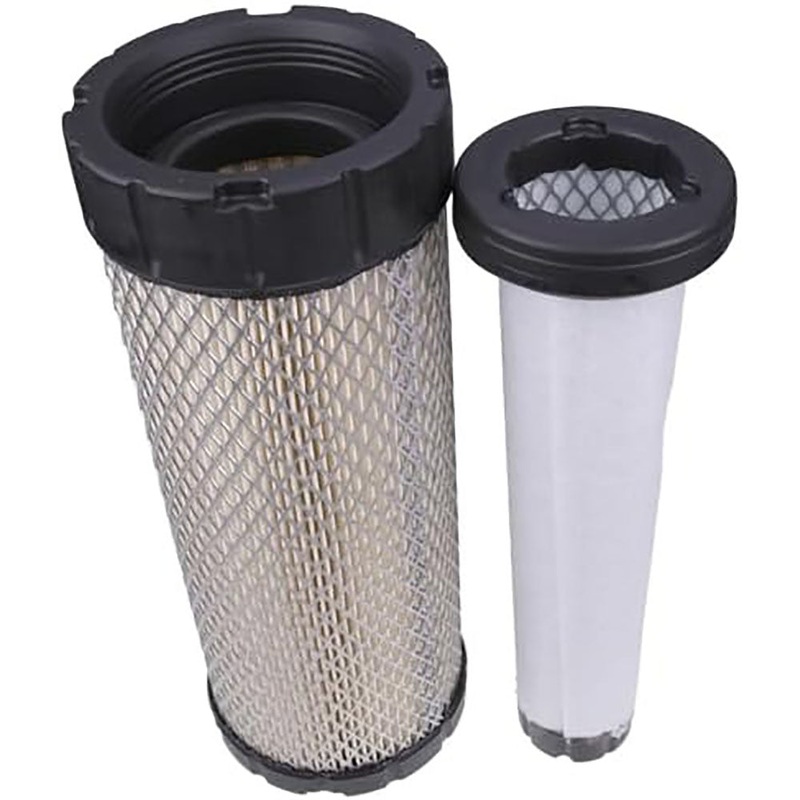 2 Pieces Air Filter P616641 AF26168 49168 6690907 for Bobcat Loader S100 T110 Excavator E32 E35 E85