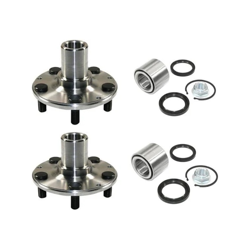 2 Sets Front Wheel Hub and Bearing Kit 513248 930-502 for Subaru Forester Impreza Excludes Legacy