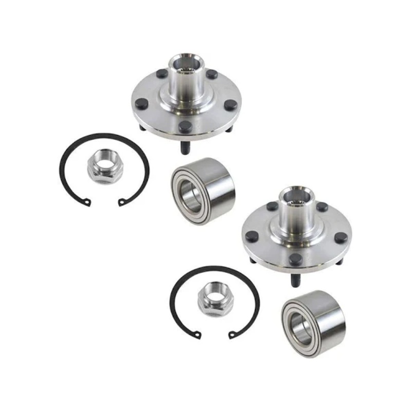2 Sets Front Wheel Hub and Bearing Kit D44600SJKJ00 for Honda CR-V 2012-2016