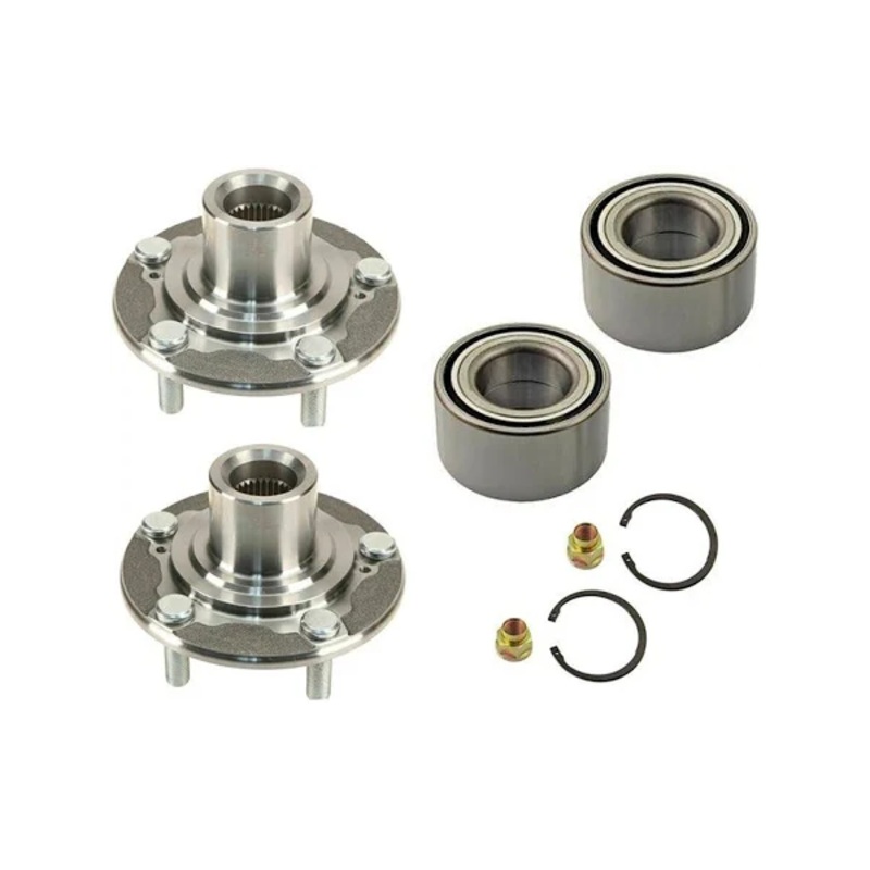 2 Sets Front Wheel Hub and Bearing Repair Kit NT510118 44600-T2F-A01 for Honda Accord Acura TLX