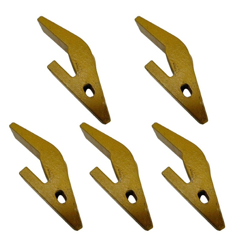 5 Pcs Bucket Tooth Adapter U43792 2740W23 for John Deere 4039 4045 6068 Excavator 230CLC 240DLC 270DLC 380GLC
