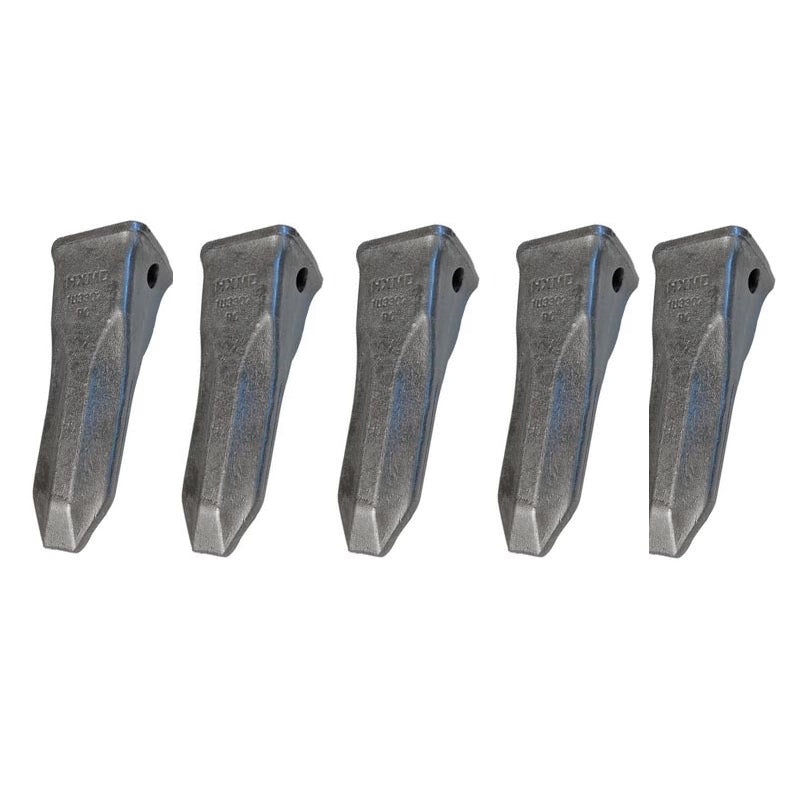 5PCS Rock Chisel Bucket Tooth 1U-3302RC for Caterpillar CAT Excavator M315 M318 212 215C 315B 315C 318B 320 320B 320E 321B 323GC