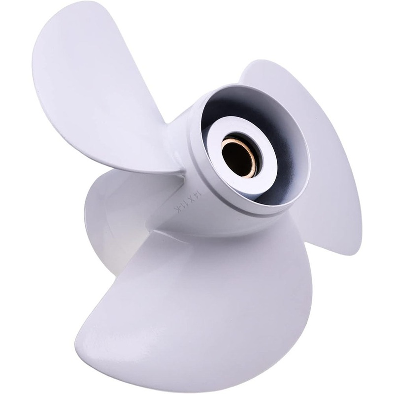 13 1/4 x 17 RH 3 Blade Propeller 6E5-45945-01-EL for Yamaha 50 60 70 75 80 85 90 100 115 130HP Gearcase Boat Engine