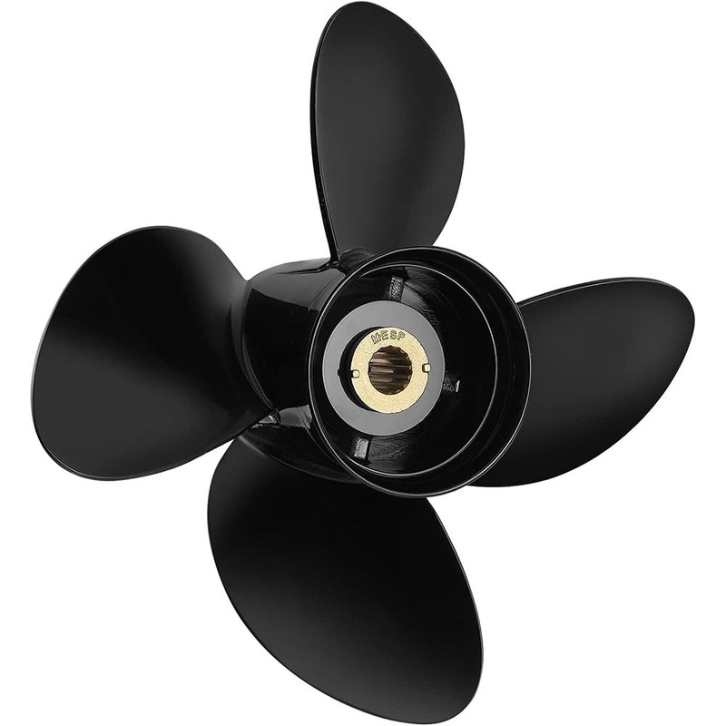 4 Blade Prop 13×17 Propeller 48-8M8026590 for Mercury Outboard 40-140HP Pontoon