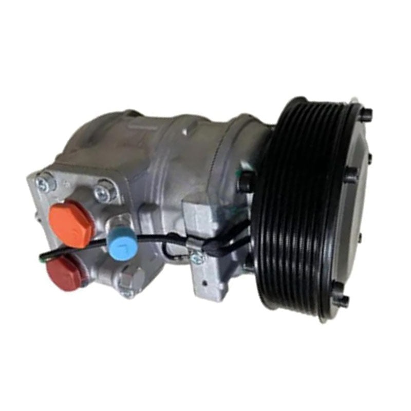 10PA17C 8PK A/C Compressor 447100-2381 447200-5964 For John Deere Tractors 12V