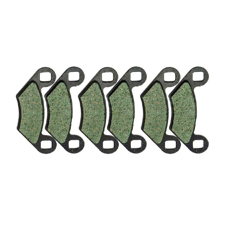 6 Pcs Front Rear Brake Pad FA159 FA232 for Polaris ATV Xplorer 400L Sportsman 500 Big Boss 250