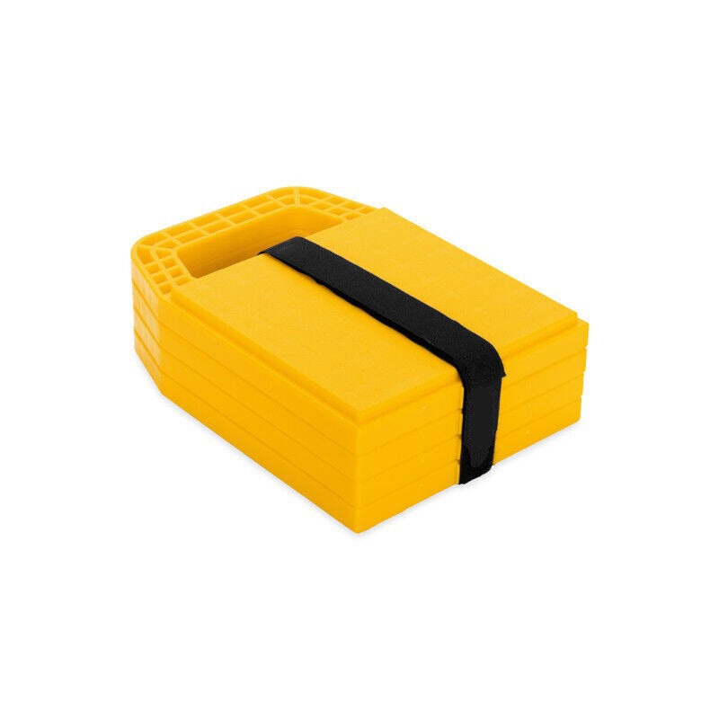 Aftermarket Camco 44595 4 Pieces Yellow Stabilizing Jack Pad for RV Single Wheels Double Wheels
