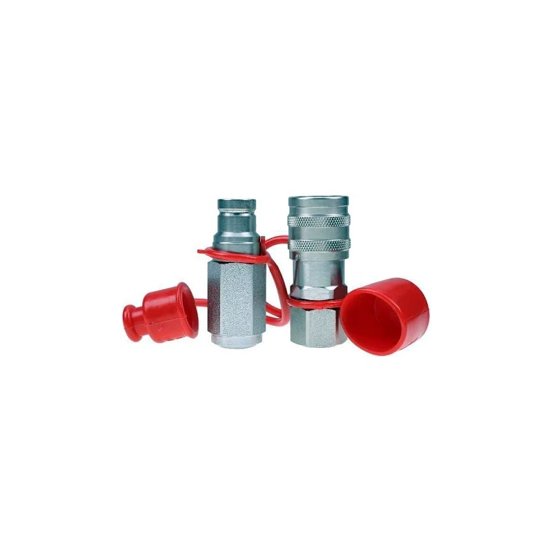 Aftermarket SUMMIT FF38-06N-SET 3/8 Flat Face 3/8 NPT Thread Hydraulic Quick Connect Coupling Set