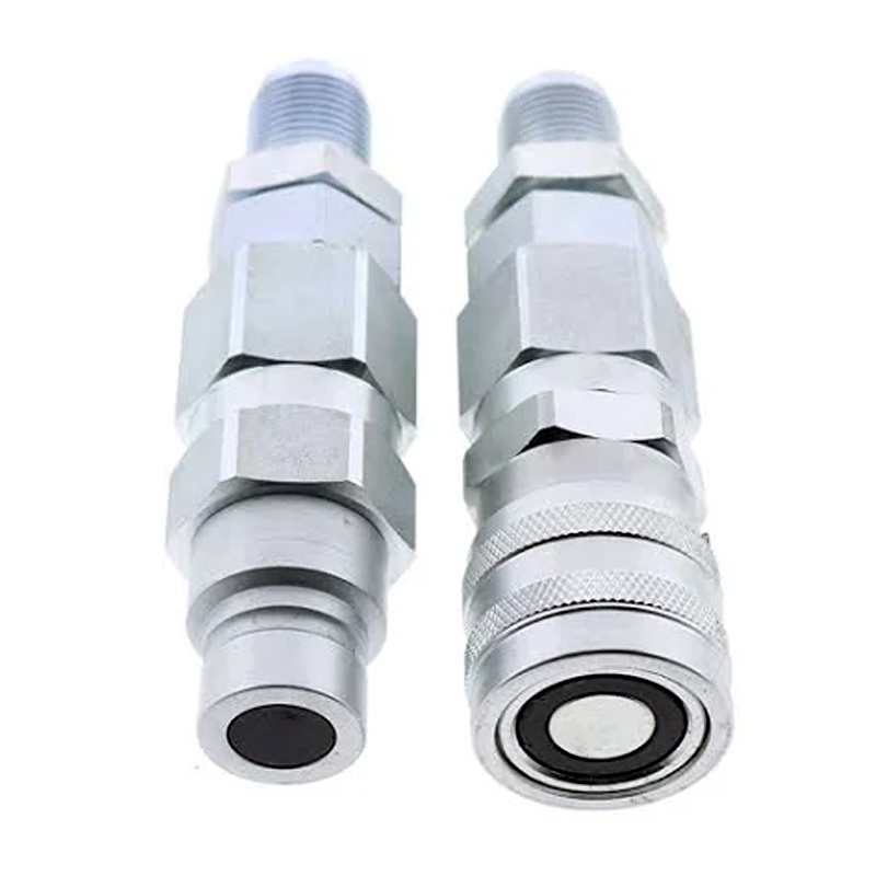 #10 JIC Thread 1/2 Flat Face Hydraulic Quick Connect Coupler for GEHL 4635 4640 4835 4840 5240 5640 6640