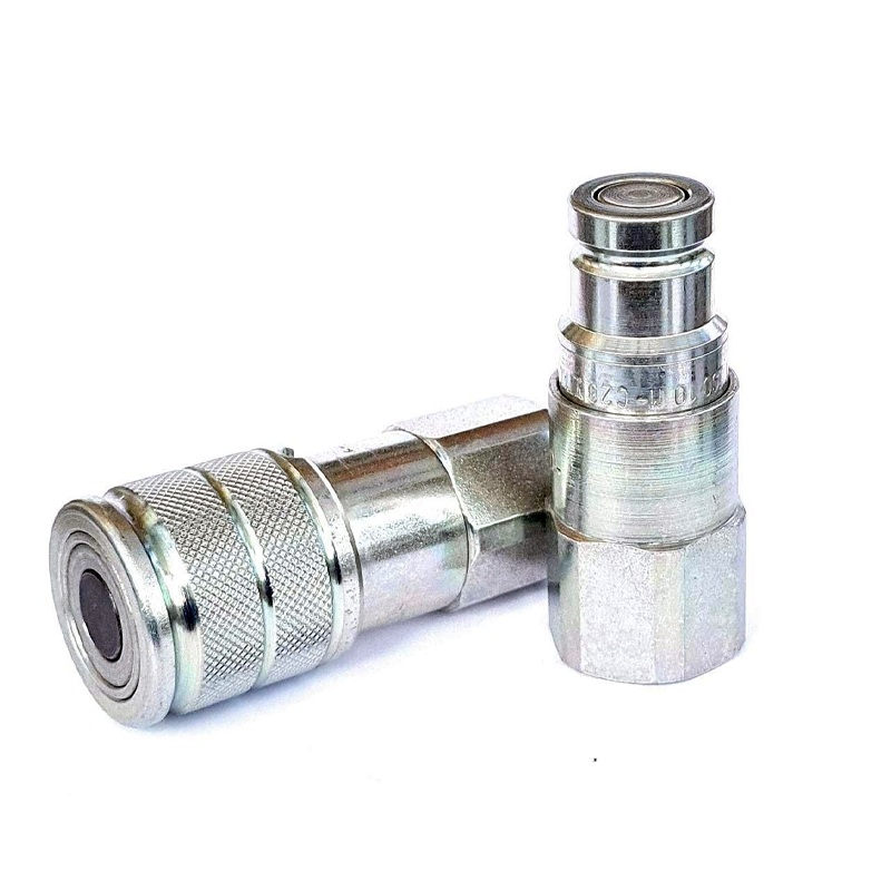 3/8 Thread 3/8 BSP Flat Face Male & Female Coupling 45/910700 45/910600 for JCB 406 409 420 2CX 3CX 412S 4C 528-70