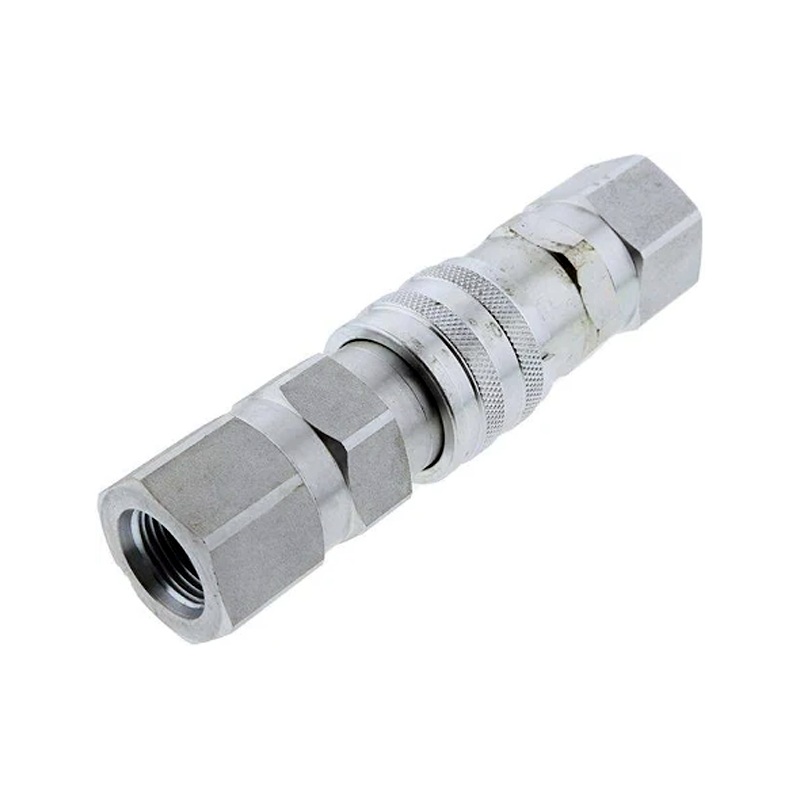 For Caterpillar CAT Excavator 216B 226B 232B 236B 242B 246 248B 252B 262B 5/8 SAE Flat Face Hydraulic Quick Connect Coupler Set