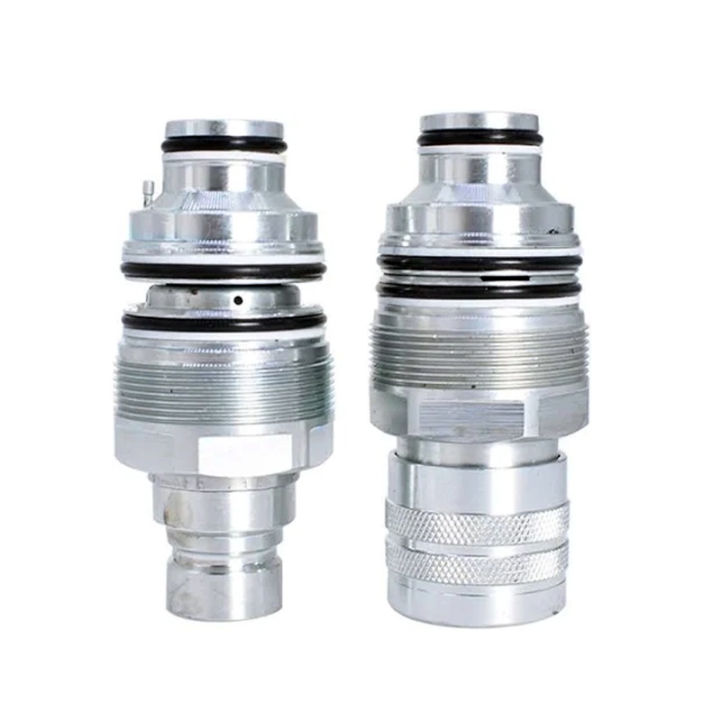 Male & Female Flat Face Coupler Kit 6679837 6680018 for Bobcat 753 763 773 863 864 883 A220 A300 A770
