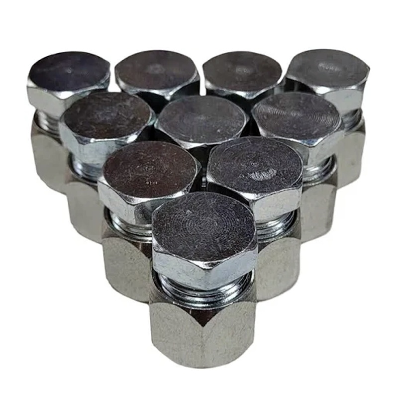 10 Pcs 1/4 JIC Cap and Plug Combo Hydraulic Fitting 2408-04 0304-C-04