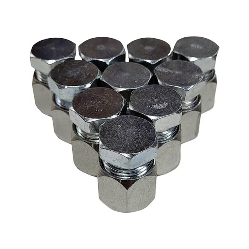 10 Pcs 1/2 JIC Cap and Plug Combo Hydraulic Fitting 2408-08 0304-C-08