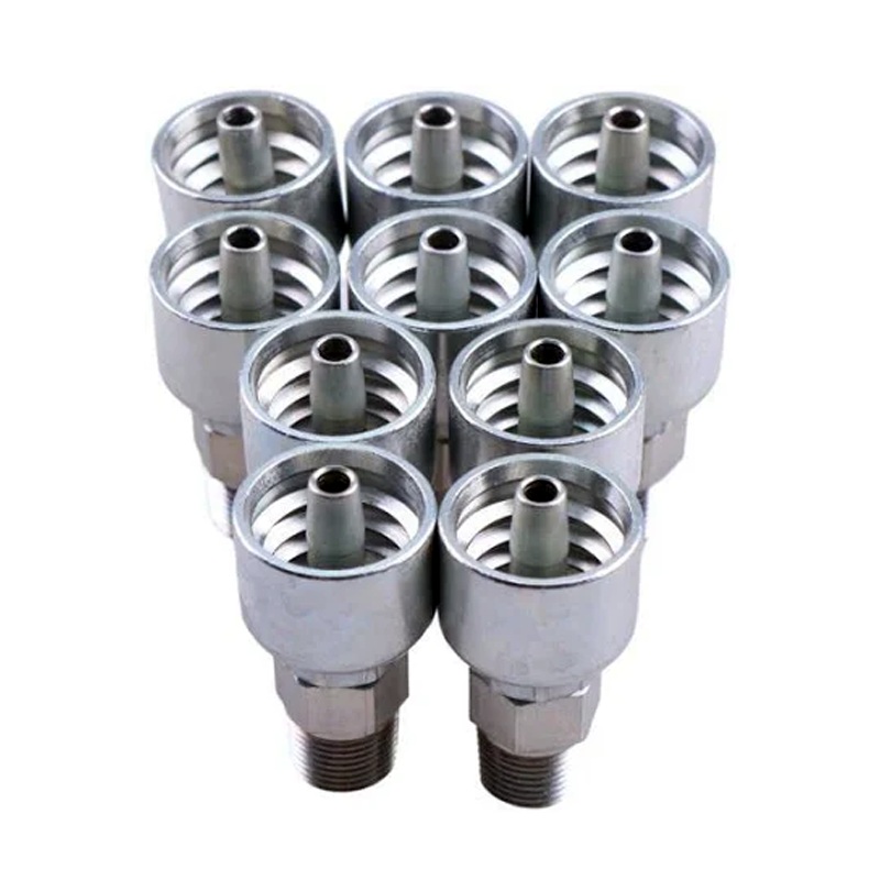 10PCS Hydraulic Hose Fitting With 1/4 Male Pipe Threads 10143-4-4 for Parker