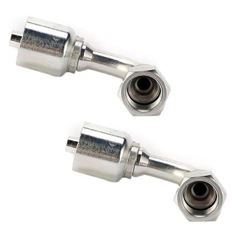 2PCS Crimp Fitting With 3/8 Female JIC 06Z-666 for Parker Weatherhead