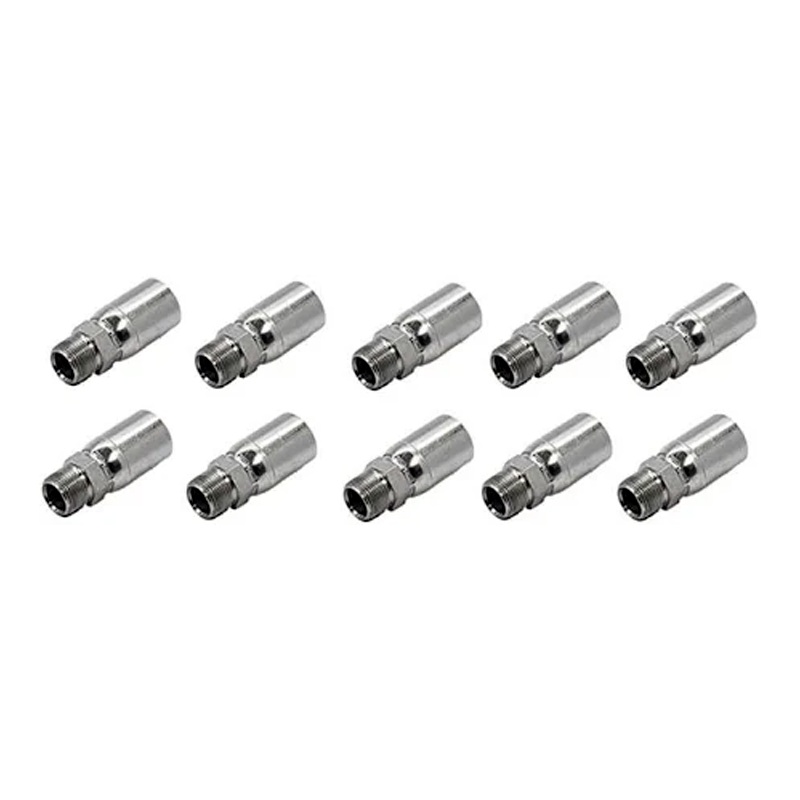 10 Pcs Hydraulic Hose Fitting With 1/2 NPT Male 06U-108 for Parker