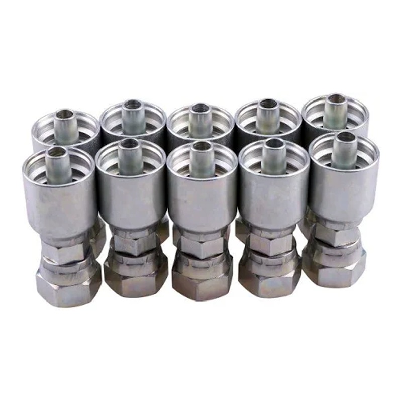 10PCS Hydraulic Hose Fitting With 1/2 Female JIC 10643-08-06 for Parker