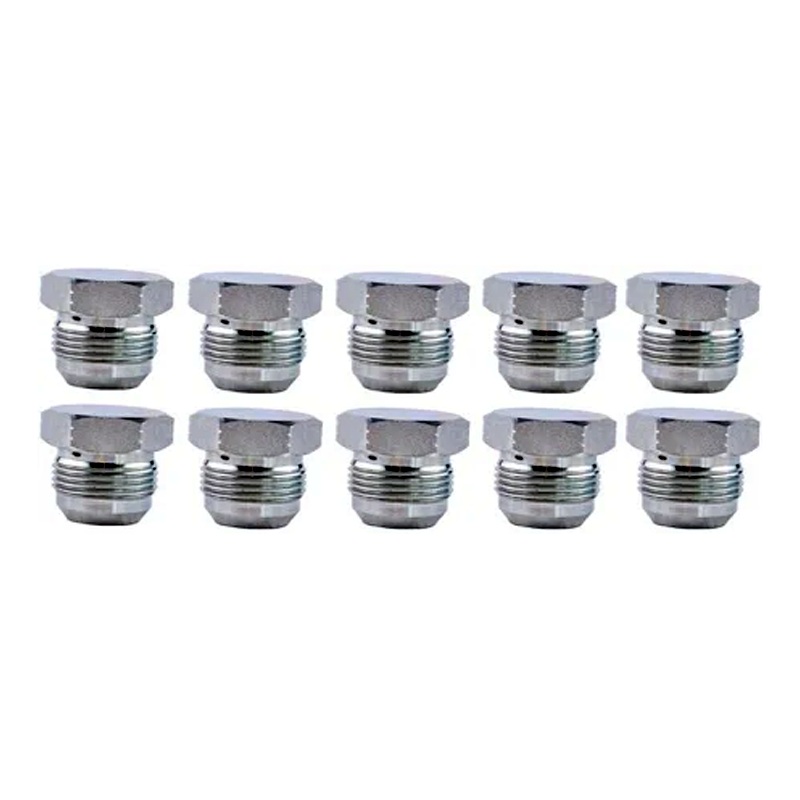 10 Pcs 1 JIC Cap and Plug Combo Hydraulic Fitting 2408-16 0304-C-16