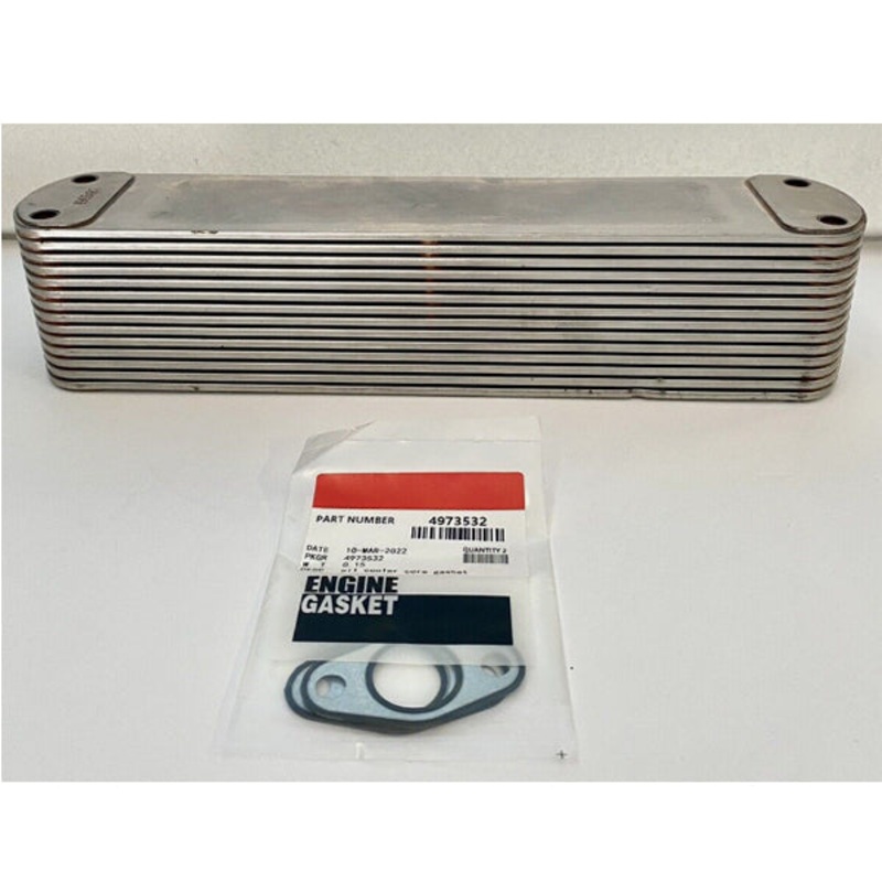 Oil Cooler 4965487 for Cummins ISX QSX ISX15 QSX15
