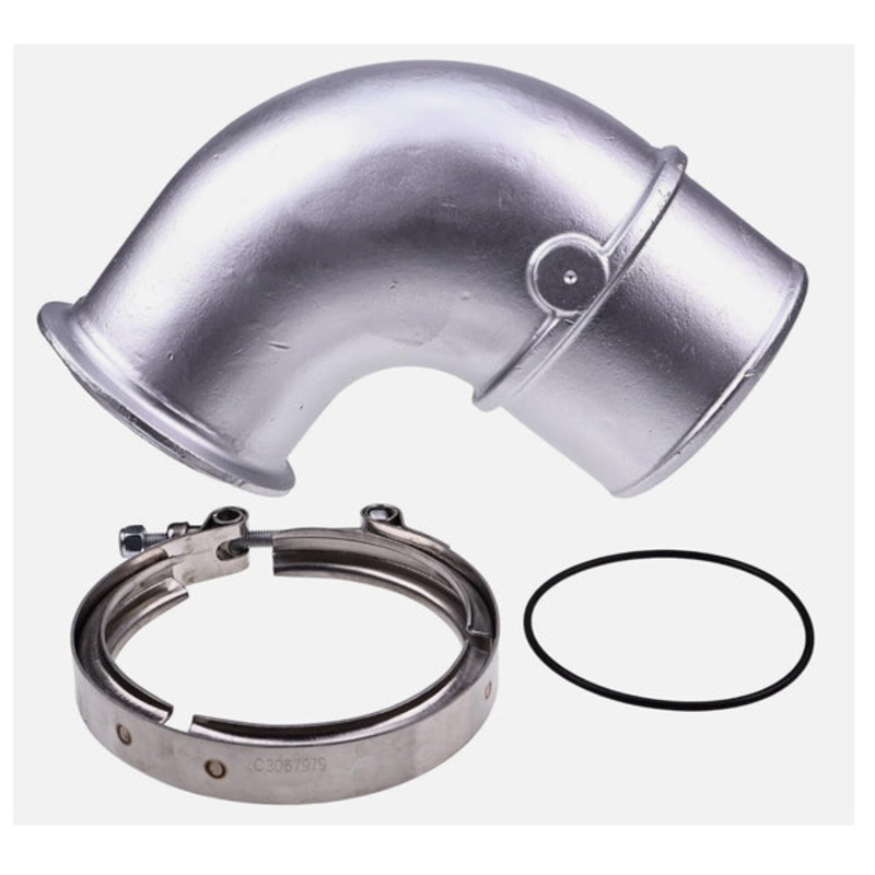 Elbow With Clamp And O-Ring 3682674 for Cummins Engine ISX