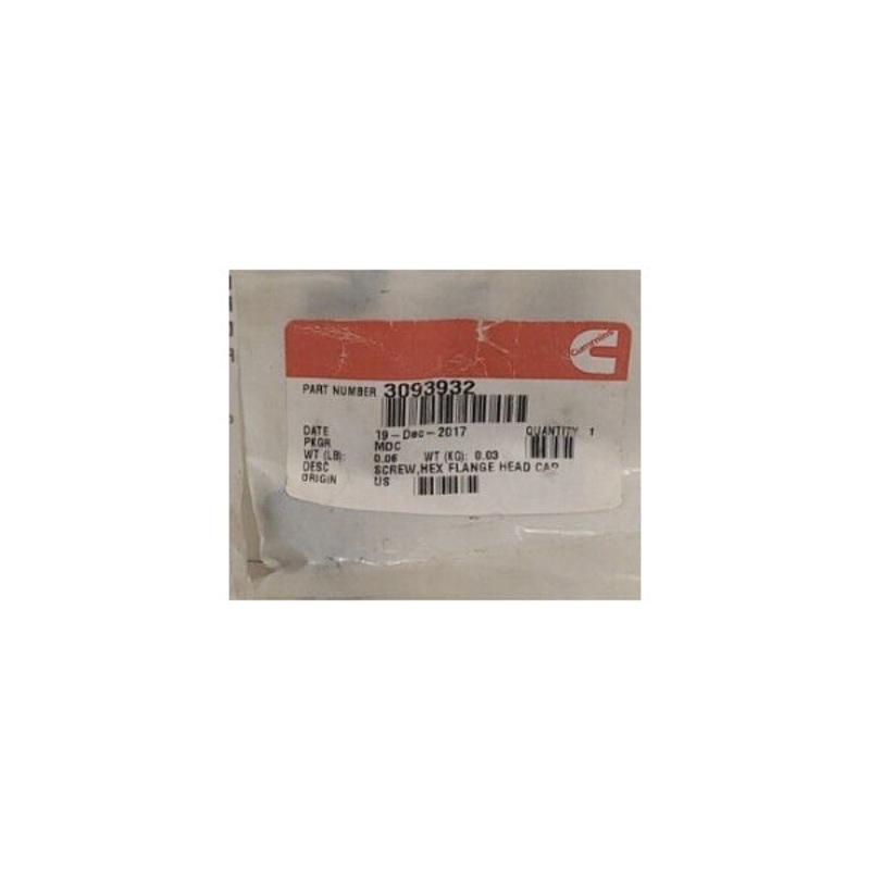 Hexagon Flange Head Cap Screw 3093922 for Cummins Engine ISF 2.8