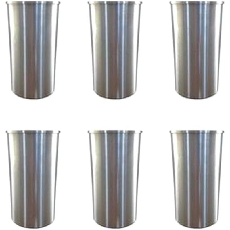 6 Pcs Cylinder Liner 04284602 for Deutz Engine BF6M2013C BF6M2012C TCD6L20122V