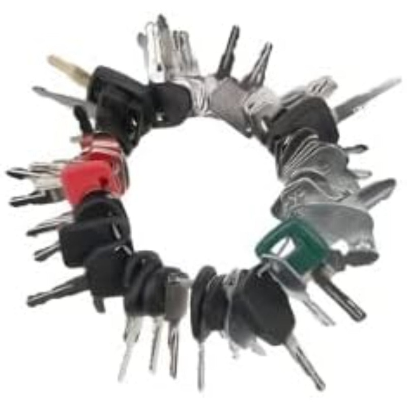 47 Pcs Ignition Key for Bobcat Komastu New Holland CASE John Deere and More