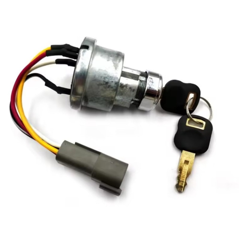 Start Switch Assembly 110-7887 With 2 Keys for Caterpillar CAT 725 730 735 740 414E 416E 420D 422E