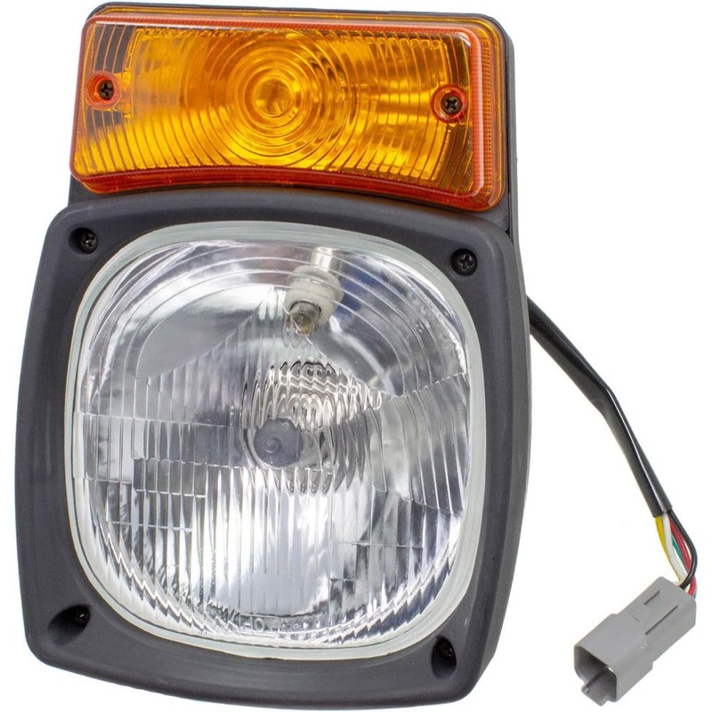 A Pair 24V Head Lamp 212-9358 212-9357 for Caterpillar CAT Engine 3024 3034 3054 Loader 416C 416D 420D