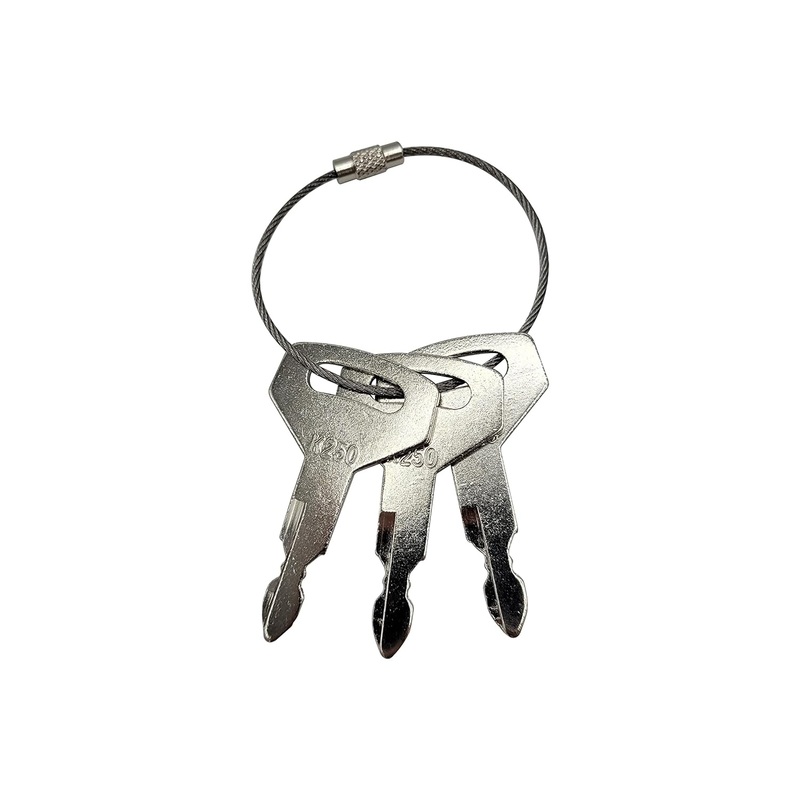 5 Pcs Keys K250 for Kobelco Kawasaki MDI-Yutani New Holland Case Excavator