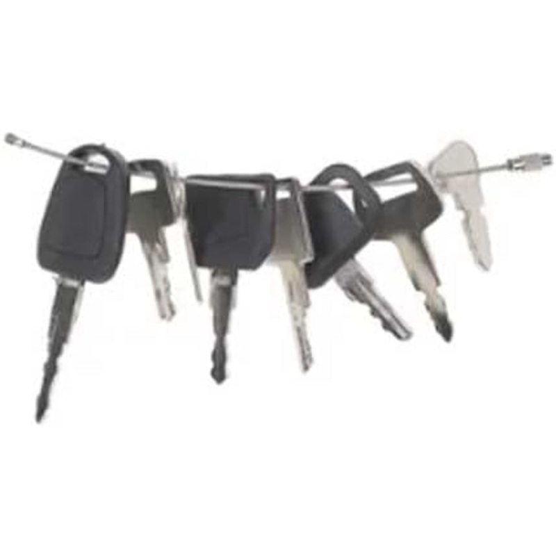 8 Pcs Ignition Key D250 A77313 F900 for Bobcat CASE New Holland Heavy Equipment