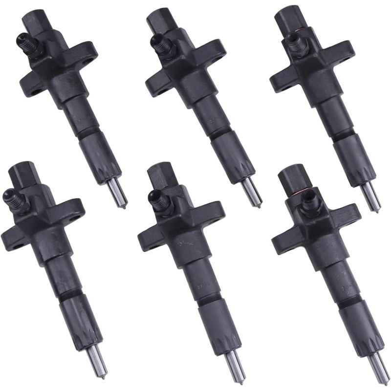 6 PCS Fuel Injector 1-15300250-2 for Isuzu Engine 6BD1 6BG1 Hitachi Excavator EX200-2 EX200-3