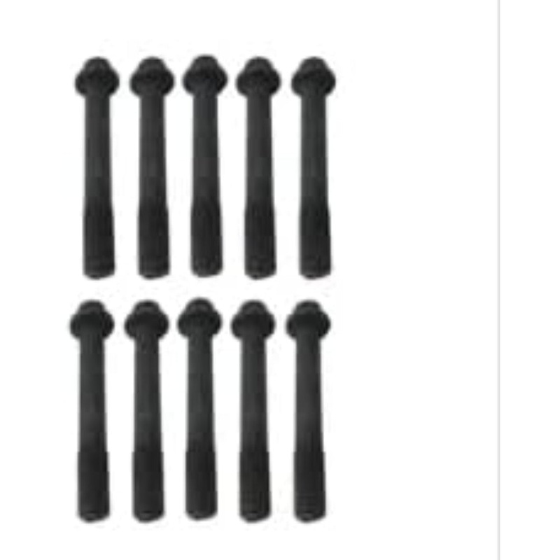 10Pcs Cylinder Head Bolt VI8970369591 for Isuzu Engine 4LE2 New Holland Excavator E80BMSR E70BSR