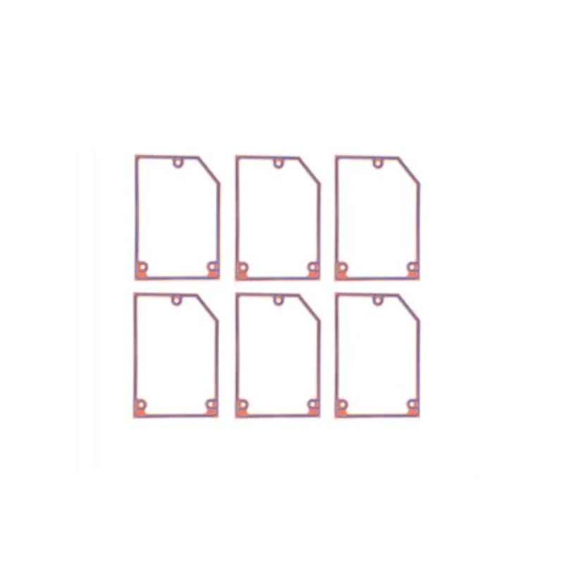 6 Pcs Rocker Lever Cover Gasket 4920076 for Cummins Engine K19 KTA19 QSK19