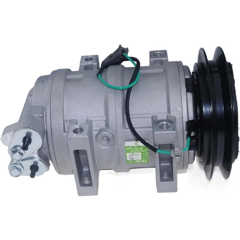 Valeo DKS15D A/C Compressor 4719131 for Hitachi Excavator ZX140W-3 ZX140W-3-AMS ZX140W-3DARUMA ZX145W-3 ZX145W-3-AMS ZX250W-3
